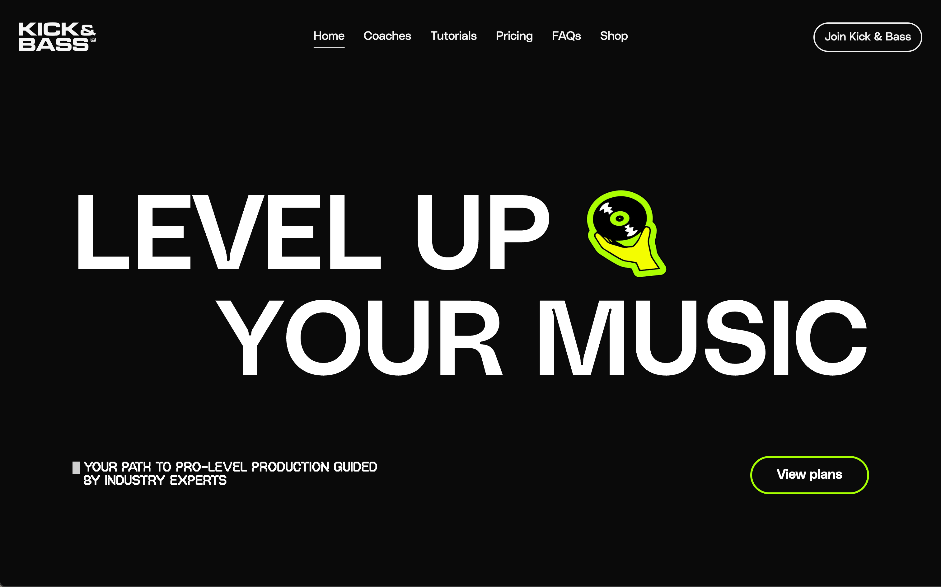 Kick & Bass Brand System